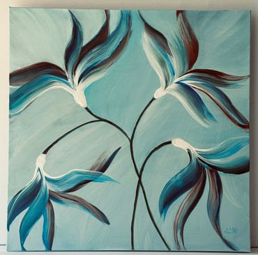 Angie’s Eleglance 24” X 24” Acrylic Gallery Wrapped $400