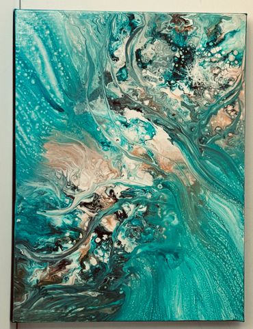 Lead by the Sea 18” X 24” Gallery Wrapped Acrylic $300