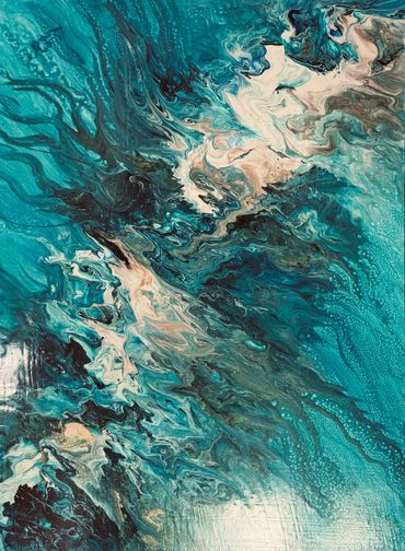 Ocean’s Rift 18” X 24” Gallery Wrapped Acrylic $300.