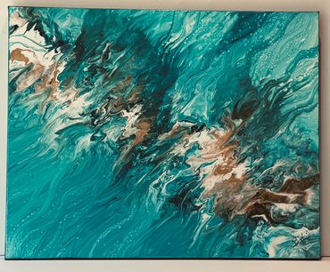 Aurora Surge 24” X 30” Gallery Wrapped Acrylics $350.