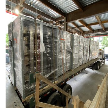 Trucking of electrical equipment