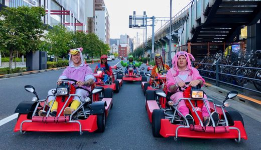 Go-karting with MariCAR, Asakusa, Tokyo, Japan