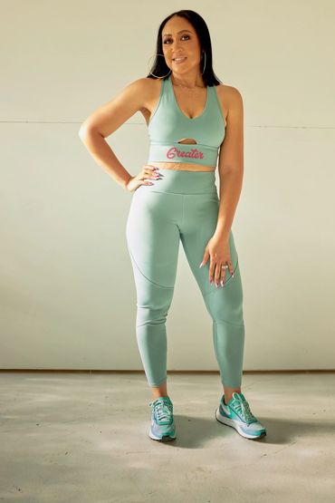 Looking greater and feeling greater in my two piece workout fit