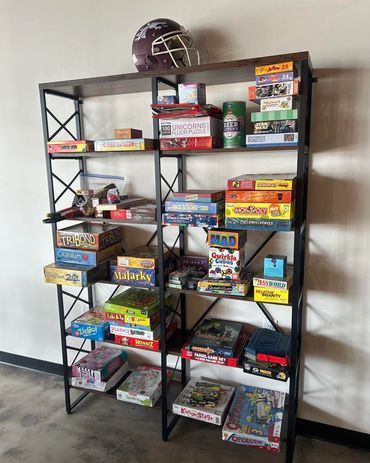 selection of board games