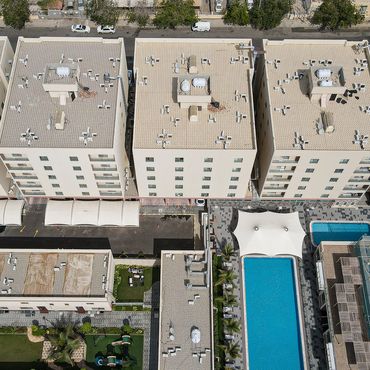 Top View of Serene Village Compound