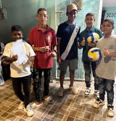 Sharing Presents with Kids in Colombia