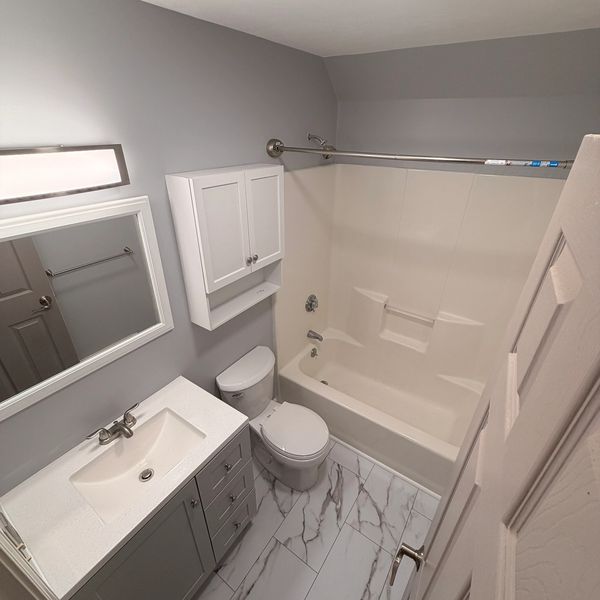 After image of a renovated bathroom.