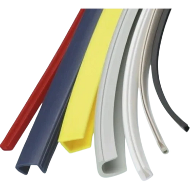 Various colored rubber or plastic edge trims and seals.
