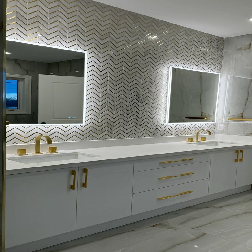 LuXTURY BATHROOM RENOVATED  DESIGNED AND BUILT BY KING RENOVATE IN Aurora