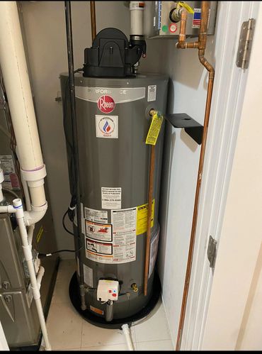 Install 50 Gallon Power Vent Water Heater