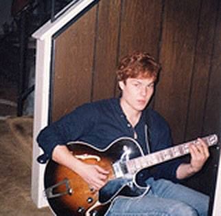 David Zeltner and his Gibson ES-175 in the late 80's.