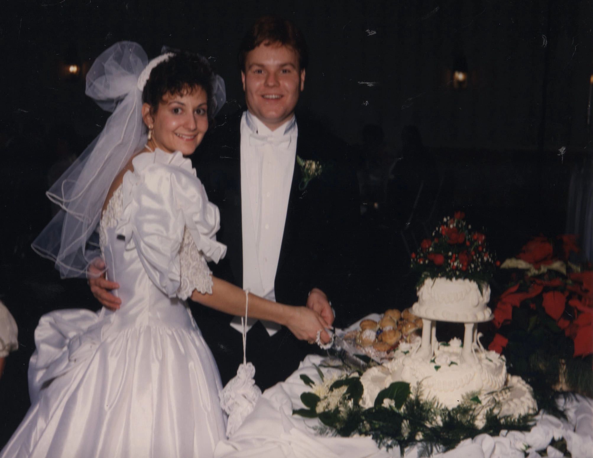David Zeltner  and Karen Zeltner on their wedding day,