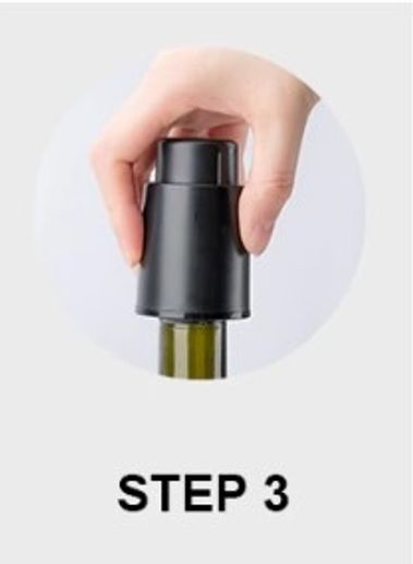 Per togliere il tappo vacuum basta smuoverlo lateralmente e far fuoriuscire l'aria