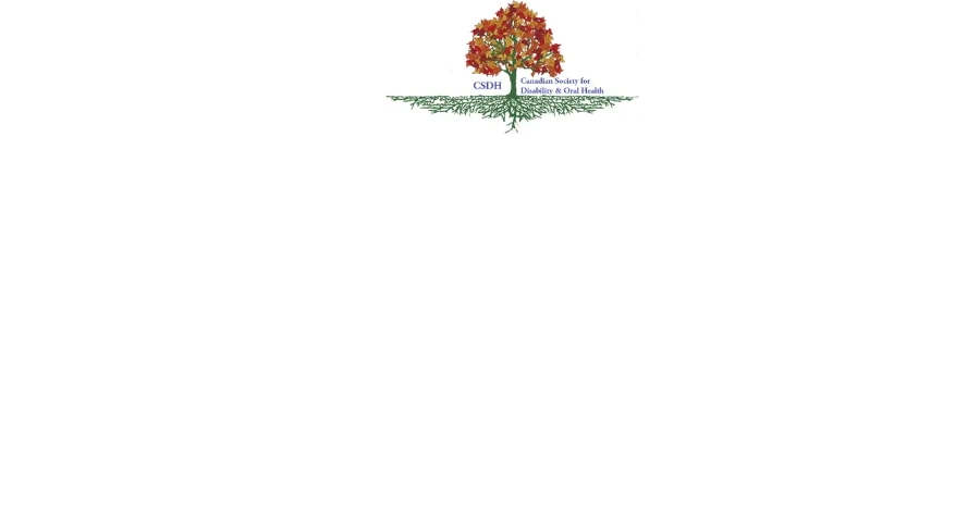 Logo of CSDH includes multi-coloured Maple tree with green roots