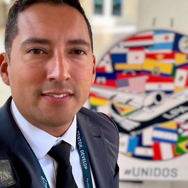 headshot of a pilot in the professional attire