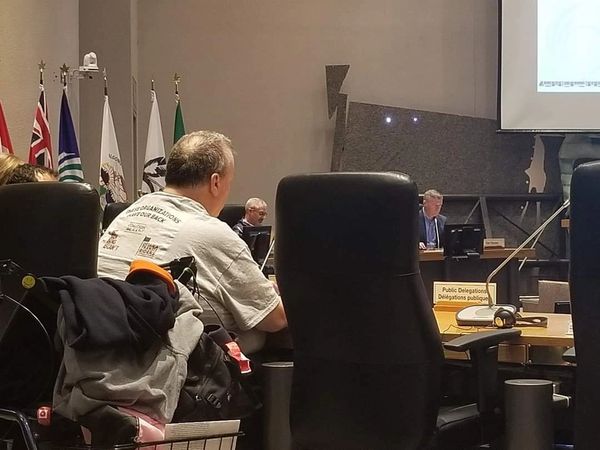 Standing up for the Community letting John's voice count