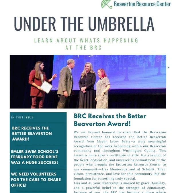 BRC Newsletter: March 2025