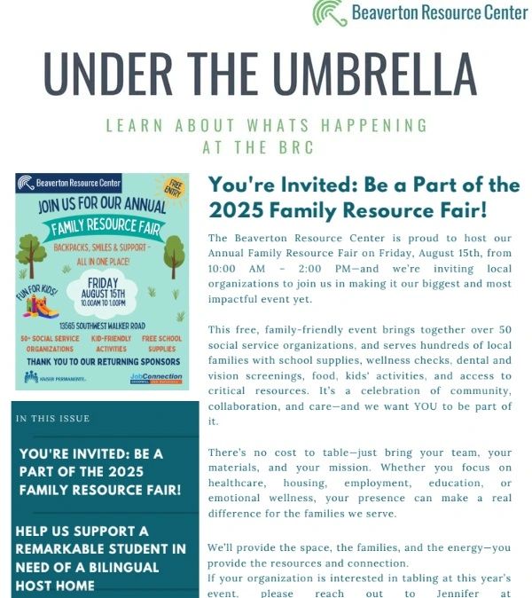 BRC Newsletter: May 2025