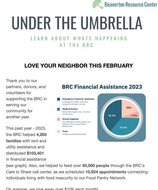 BRC Newsletter: January 2024