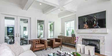 Frame TV, Living room, distributed audio, control4, automation