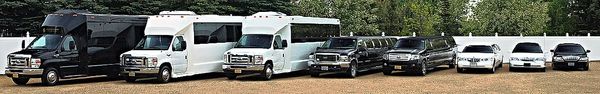 Limousine service and Party bus Fleet