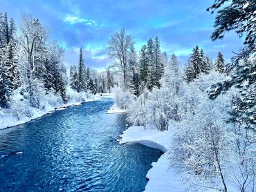 Naches River at the Peak of Winter