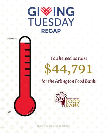 Arlington Food Bank Giving Tuesday Kelsey Webb Marketing