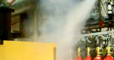 High pressure CO2 and low-pressure CO2. The carbon dioxide is stored differently in the systems.