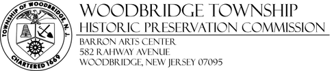 Woodbridge Township Historic Preservation Commission