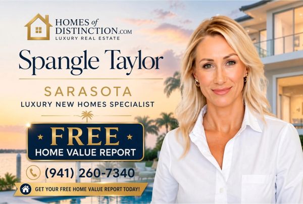 Real estate agent Spangle Taylor offers free home value report in Sarasota.