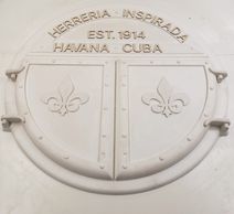 Custom made 5-foot boiler door for Boston restaurant