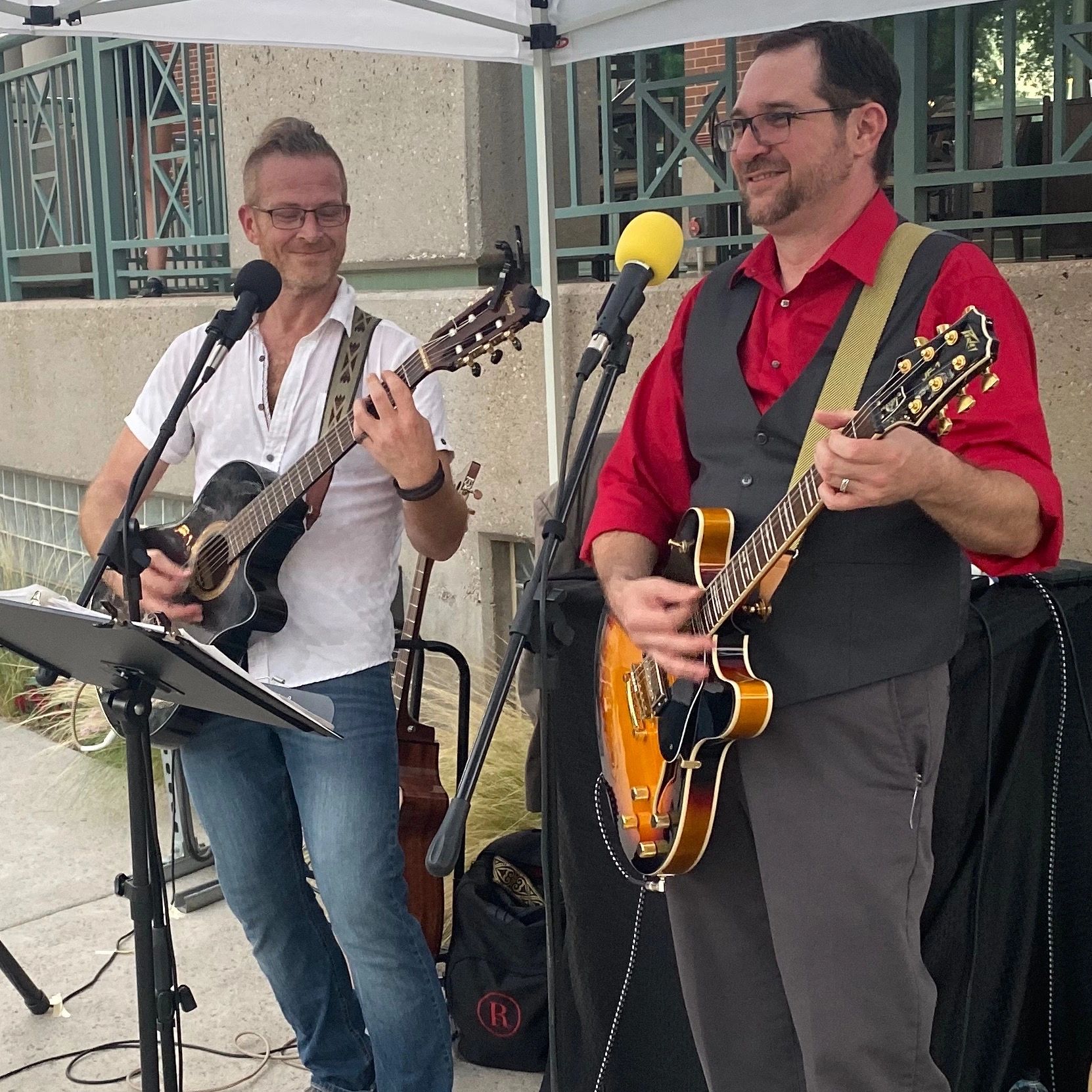 The Guitombres perform at River Crest Country Club in Fort Worth on June 6, 2020.