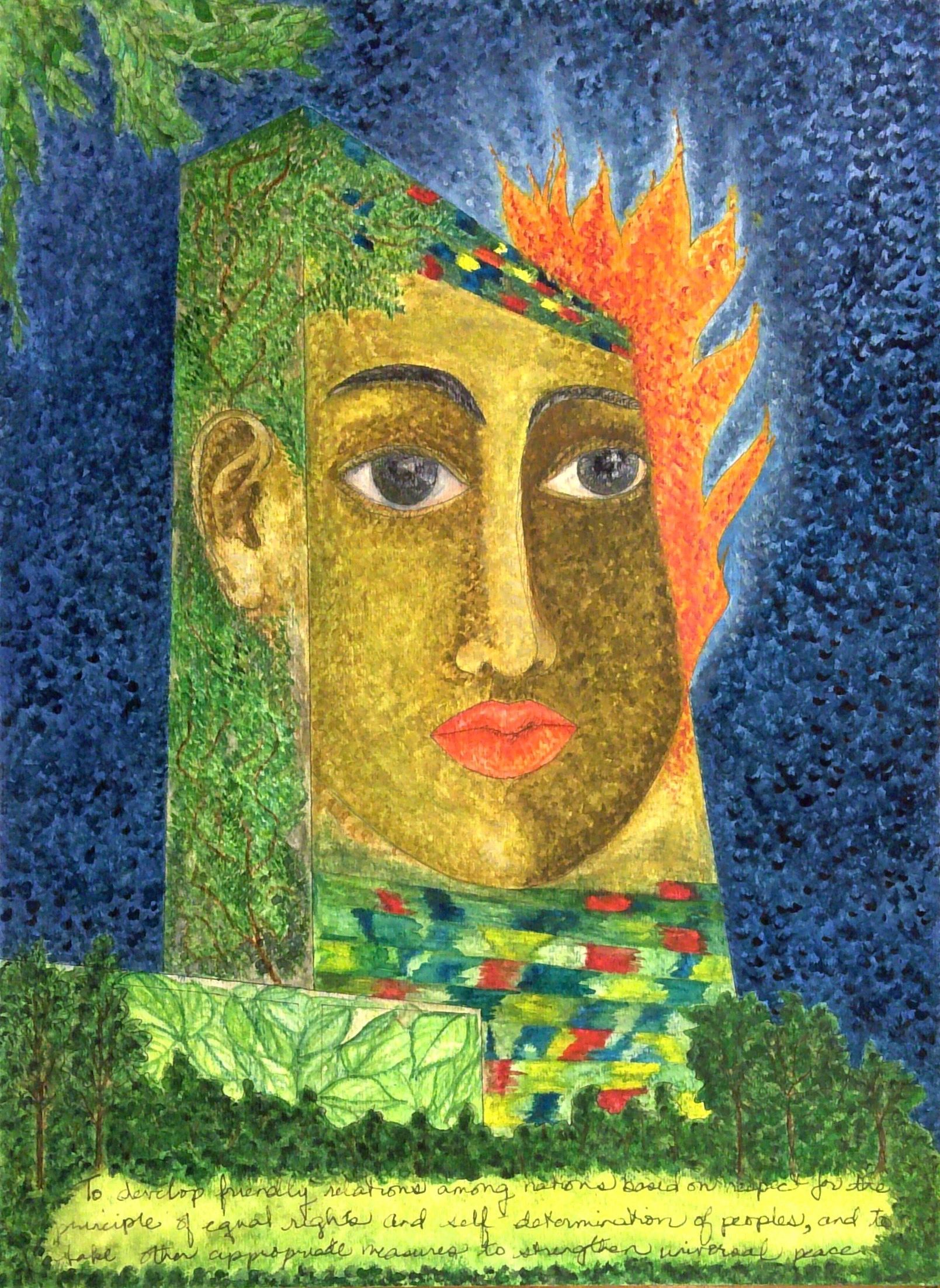 In Flames, O. Fitzgerald, 2020.