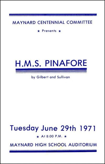 HMS Pinafore poster