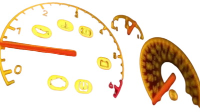 dashboard light illuminated