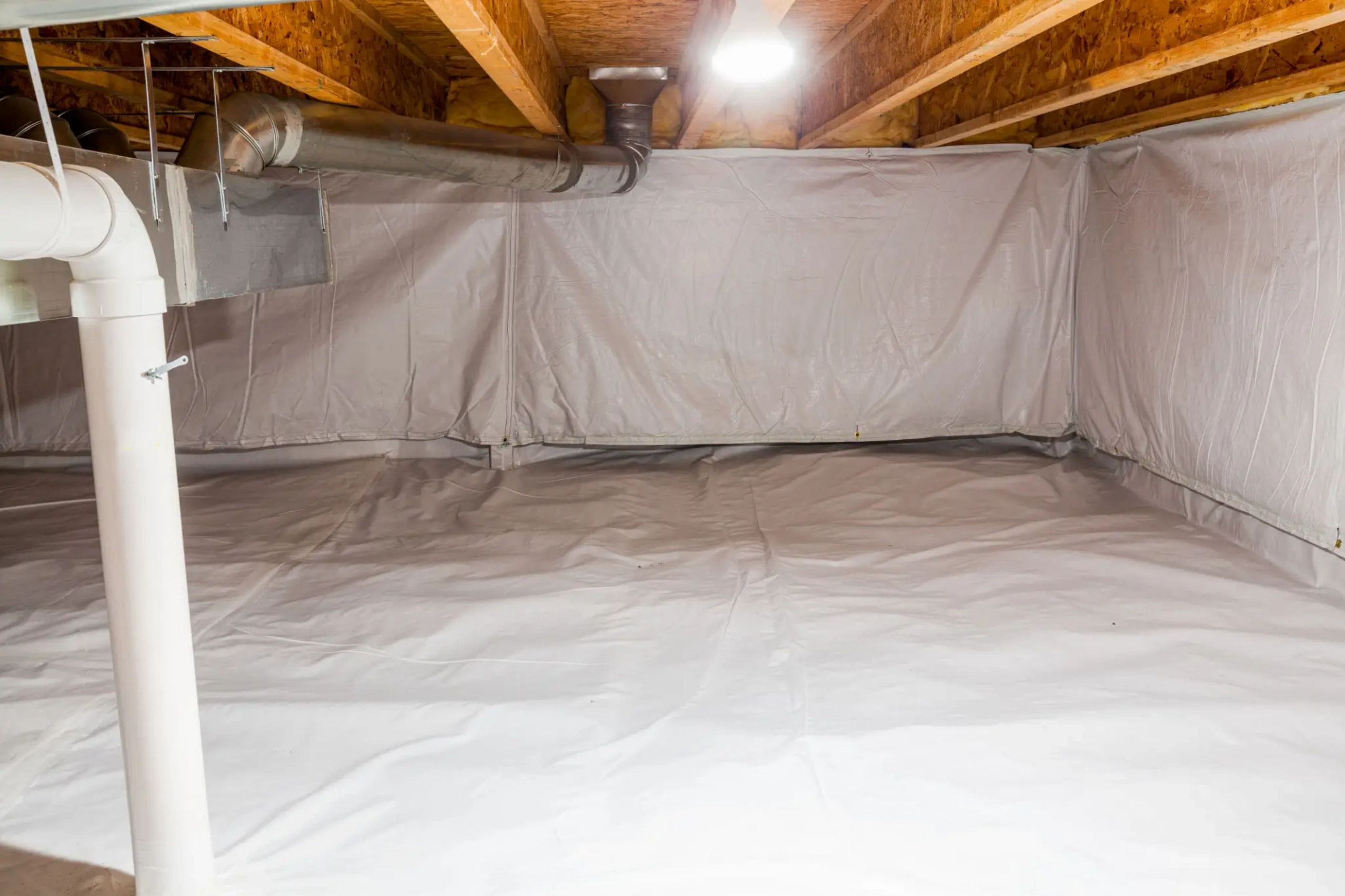 Basement waterproofing finished