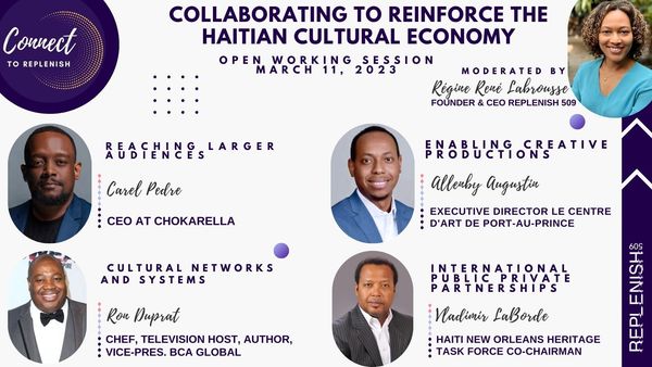 Haiti. Communications. Creative Industries. Networks.  Chef. Public Private Partnerships.