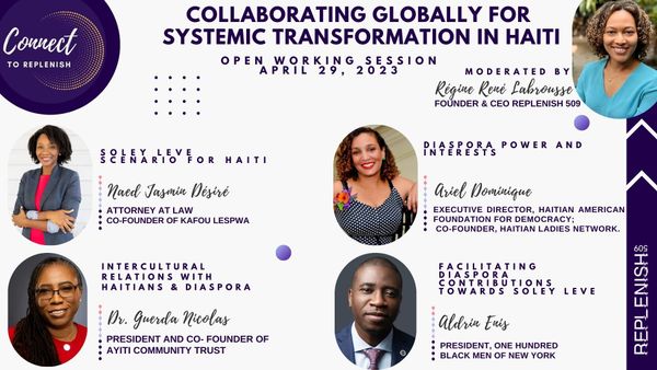 Systemic Transformation.  Diaspora.  Haiti. Intercultural Relations. Network.