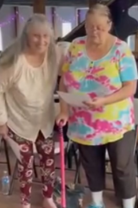 Jody Evans and Sheila Harper