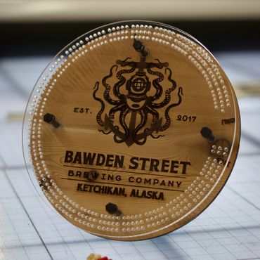 Bawden Street Brewing Co. Cribbage Board
