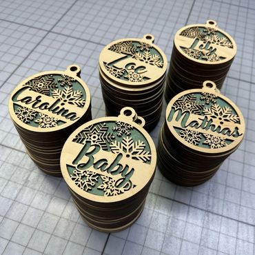 Personalized Tree Ornaments