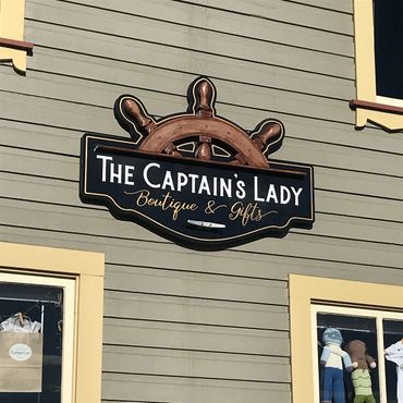 The Captain's Lady Wall Sign