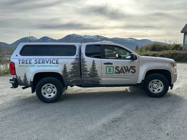 Southeast Alaska Wood Salvage Truck Wrap