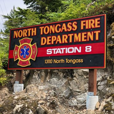 North Tongass Fire Department Sign