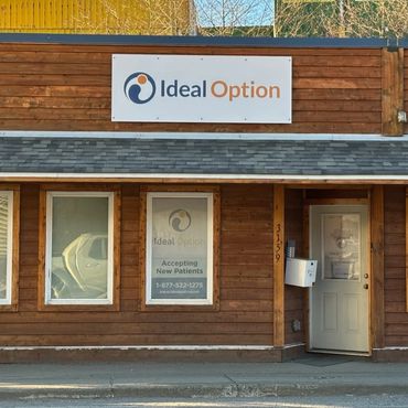 Ideal Option Building Sign