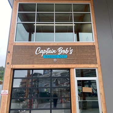 Captain Bob's Trading Post Building Sign