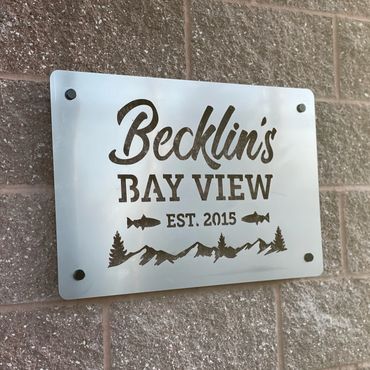Stainless Steel Wall Sign