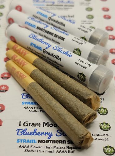 $12 | 1 Gram Moonrocket Joint | Premium Blend | Hash, Shatter, Kief | VIP Craft Joints