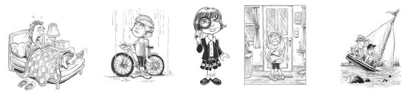 Children's Book work
 project for Client titled "Solver Sam"
Featuring short stories.