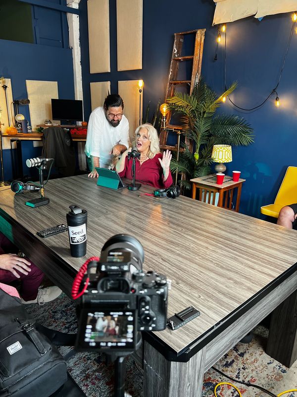 In Philadelphia at Nova Light Studios where I filmed my first 4 guest episodes.